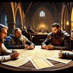 A Thriving Guild Meeting**

"A diverse group of fully clothed players gathered around a table in a warmly lit guild hall. They are reviewing maps and strategies, discussing an upcoming dungeon raid. Modest attire, professional setting, safe for work, appropriate content, perfect anatomy, natural proportions, high quality rendering, family-friendly."

**
