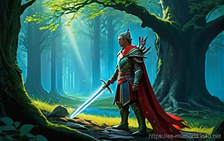 뮤 모나크 마스터 레벨 시스템 - **Prompt 1: The Crossroads of Mastery**
    A majestic, battle-hardened fantasy warrior (e.g., a Bla...