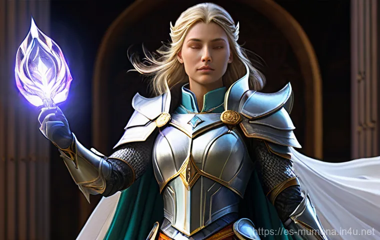 뮤 모나크 스킬 사용법 - **Prompt 2: Tactical Repositioning in a Chaotic Battlefield**
    "A female fantasy rogue, dressed i...