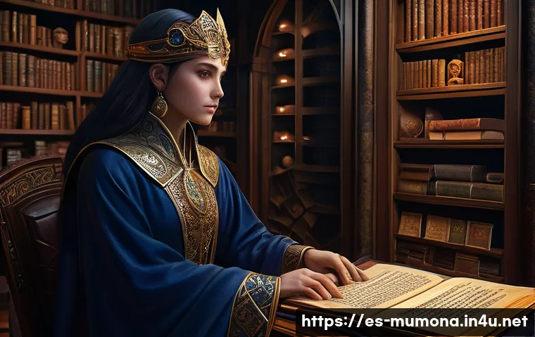 뮤 모나크 스탯 초기화 방법 - **A female Archmage contemplating a stat reset in a magical study.**
A highly detailed, intricat...